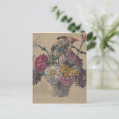 Bloemen | 1843 briefkaart (Staand voorkant)