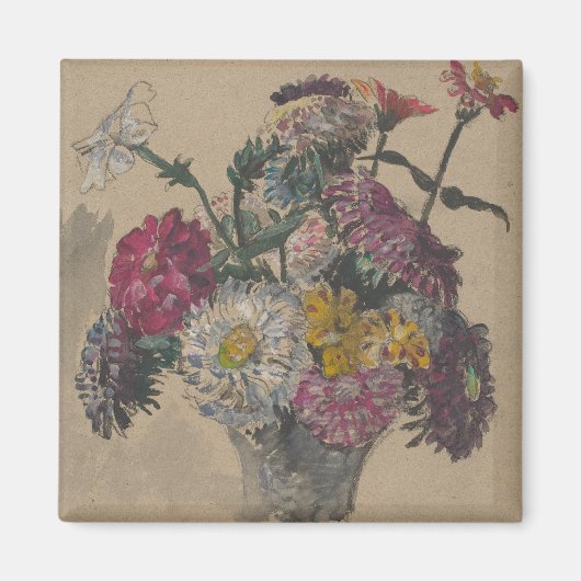 Bloemen | 1843 magneet (Voorkant)
