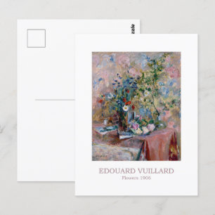 Bloemen 1906 door Edouard Vuillard Briefkaart