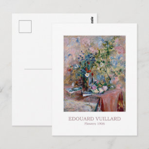 Bloemen 1906 door Edouard Vuillard Briefkaart