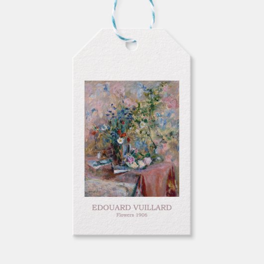 Bloemen 1906 door Edouard Vuillard Cadeaulabel (Voorkant)