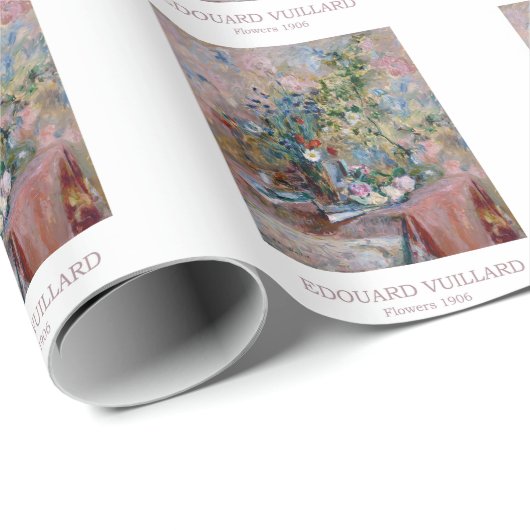 Bloemen 1906 door Edouard Vuillard Cadeaupapier (Rol Hoek)