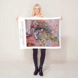 Bloemen 1906 door Edouard Vuillard Fleece Deken