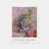 Bloemen 1906 door Edouard Vuillard Fleece Deken (Voorkant)