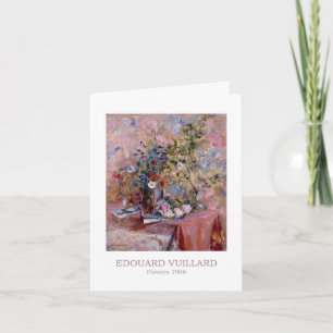 Bloemen 1906 door Edouard Vuillard Gefeliciteerd m Kaart