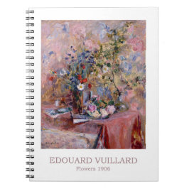 Bloemen 1906 door Edouard Vuillard  Notitieboek