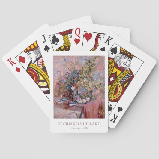 Bloemen 1906 door Edouard Vuillard Pokerkaarten (Achterkant)