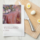 Bloemen 1906 door Edouard Vuillard Theedoek (Quarter Fold)