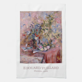 Bloemen 1906 door Edouard Vuillard Theedoek