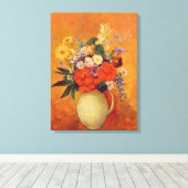 Bloemen 1910 canvas afdruk (Insitu (Houten vloer))