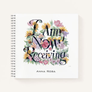 *~* Bloemen 1 IK ONTVANG NU AP85 Manifesting Notitieboek