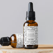  Bloemen 1 OZ Skincare Dropper Flesetiket Etiket
