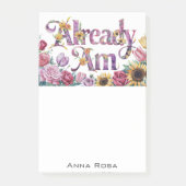 *~* Bloemen 1 REEDS AM AP85 Manifesting Post-it® Notes (Voorkant)
