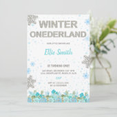 Bloemen 1e verjaardag voor meisjes kaart (Staand voorkant)