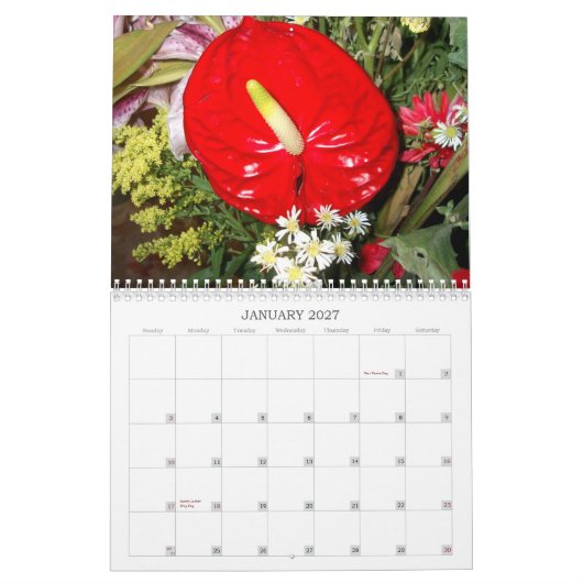 Bloemen 2007 kalender (Jan 2027)