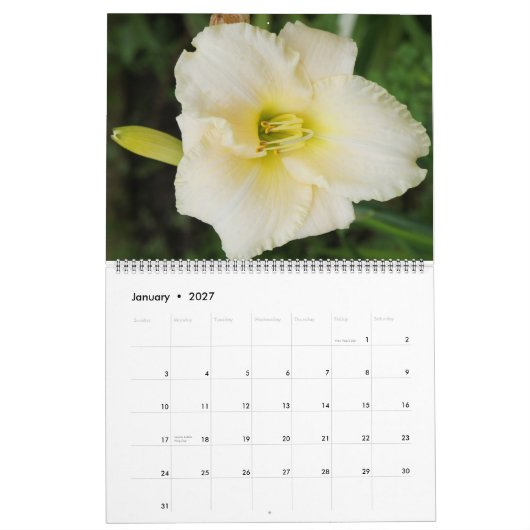 Bloemen 2011 kalender (Jan 2027)