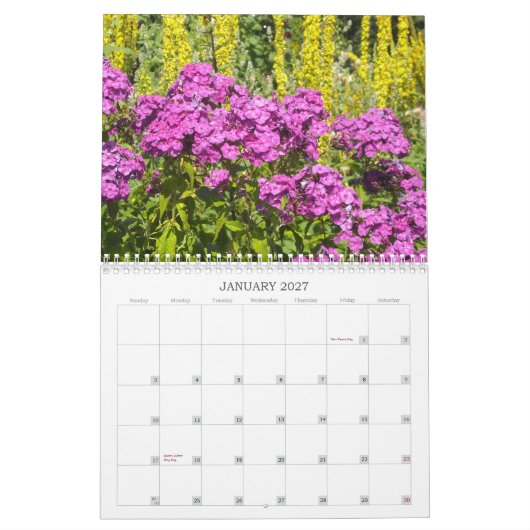Bloemen 2012 kalender (Jan 2027)