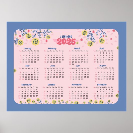 Bloemen 2025 Agenda Poster (Voorkant)