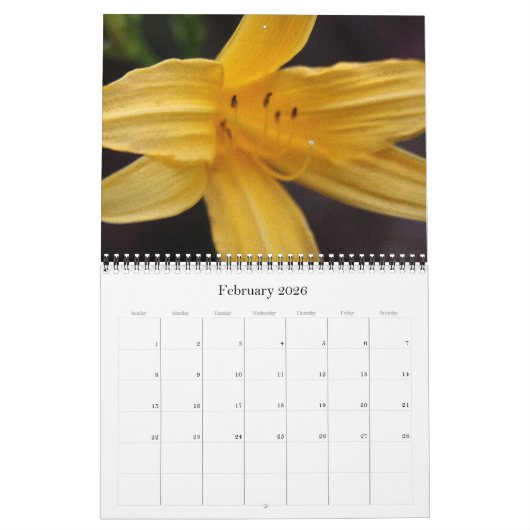 Bloemen 2025 kalender (Feb 2026)