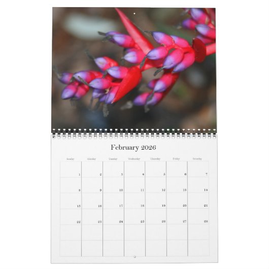 Bloemen 2026 kalender (Feb 2026)