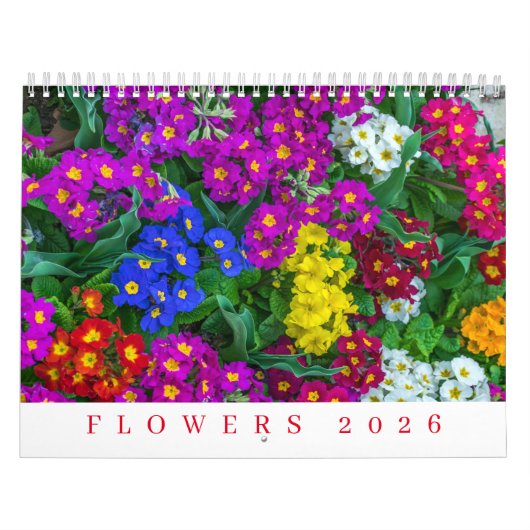 Bloemen 2026 kalender (Hoes)