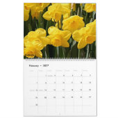 Bloemen 2027 kalender (Feb 2027)