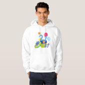 Bloemen 21e Verjaardag Mannen Hoodie (Voorkant volledig)