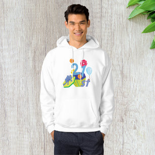 Bloemen 21e Verjaardag Mannen Hoodie