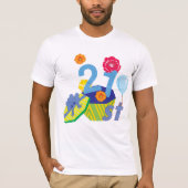 Bloemen 21e Verjaardag Mannen T-shirt (Voorkant)