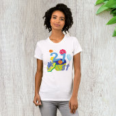 Bloemen 21e verjaardag vrouwen T-shirt