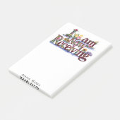 *~* Bloemen 23 IK ONTVANG NU AP85 Manifesting Post-it® Notes (Schuin)