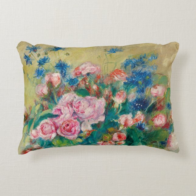 Bloemen 2 door Renoir Accent Kussen (Voorkant)