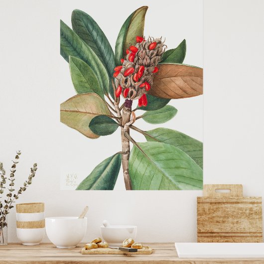 Bloemen 2 poster (Keuken)