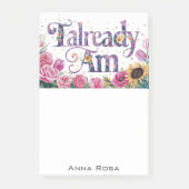 *~* Bloemen 2 REEDS AM AP85 Manifesting Post-it® Notes (Voorkant)