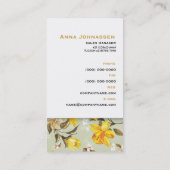 Bloemen 32 ・ Elegant Visitekaartje (Achterkant)