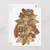 Bloemen 4 briefkaart (Voorkant / Achterkant)