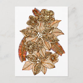 Bloemen 4 briefkaart