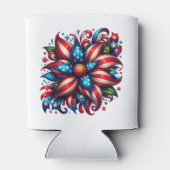 Bloemen 4 juli blikjeskoeler (Achterkant)