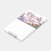 *~* Bloemen 4 REEDS AM AP85 Manifesting Post-it® Notes (Schuin)