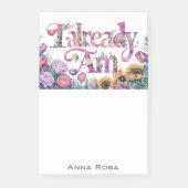 *~* Bloemen 4 REEDS AM AP85 Manifesting Post-it® Notes (Voorkant)