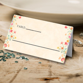 Bloemen 50ste verjaardag 50 jaar waterverf plaatskaartje