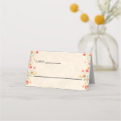 Bloemen 50ste verjaardag 50 jaar waterverf plaatskaartje (Voorkant)