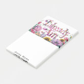 *~* Bloemen 5 REEDS AM AP85 Manifesting Post-it® Notes (Schuin)