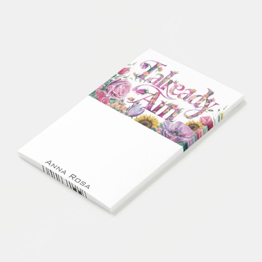 *~* Bloemen 5 REEDS AM AP85 Manifesting Post-it® Notes (Schuin)