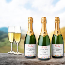 Bloemen 60ste verjaardag fles 60 jaar feest