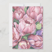  Bloemen 65ste Verjaardag Uitnodiging (Achterkant)