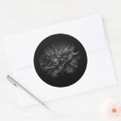 Bloemen 67 W Ronde Sticker (Envelop)