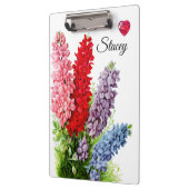 Bloemen 6 Gepersonaliseerde Klembord (Links)