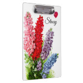 Bloemen 6 Gepersonaliseerde Klembord (Rechts)