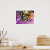 bloemen 6 poster (Keuken)